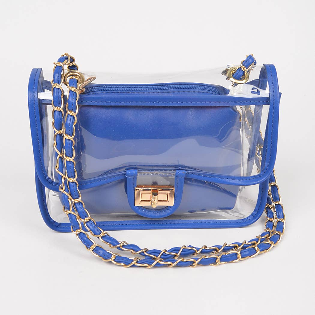 Transparent Crossbody Bag W/pouch