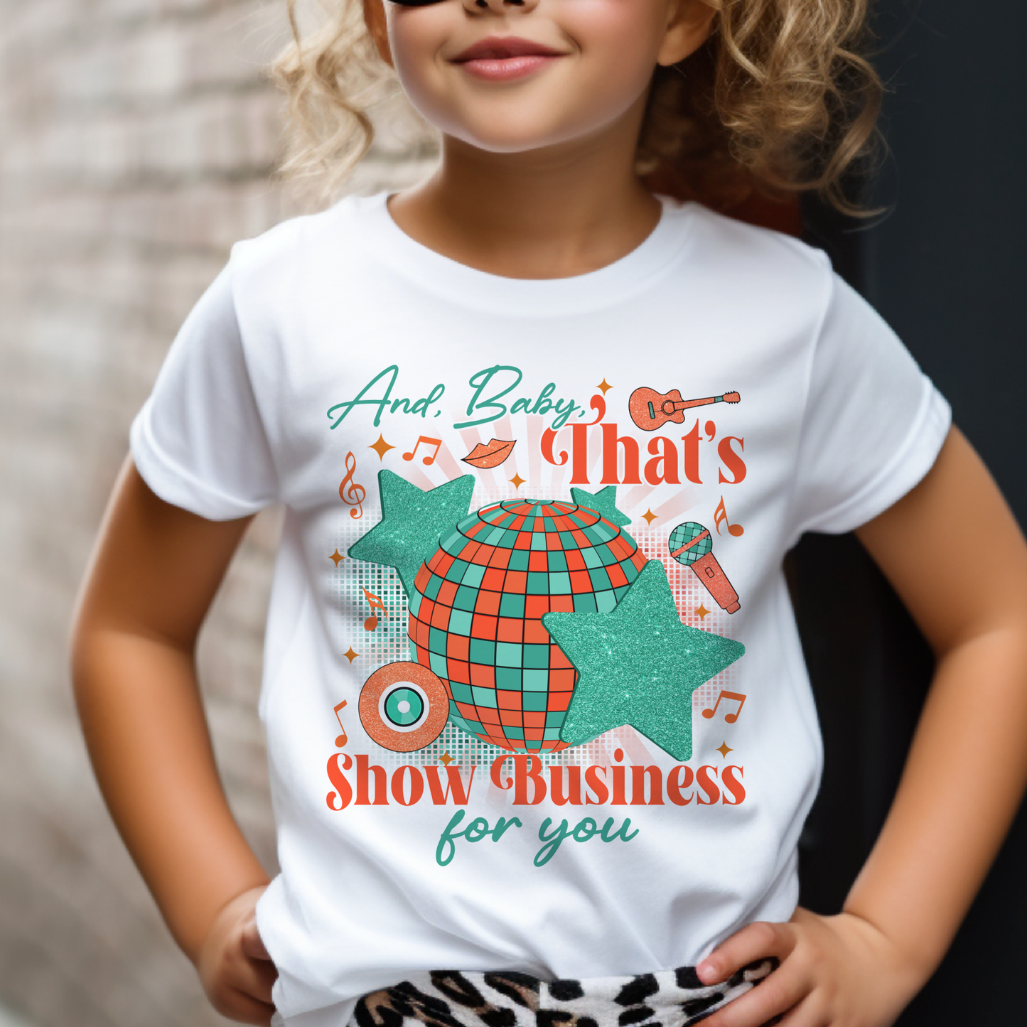 Showgirl Taylor That's Show Business Kids Concert Tee