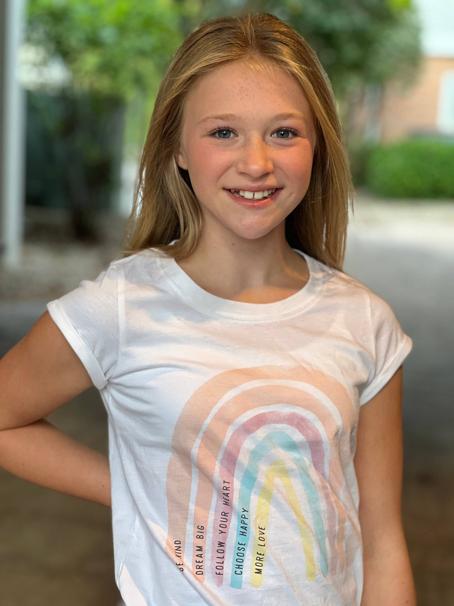 Be Kind Rainbow Tee