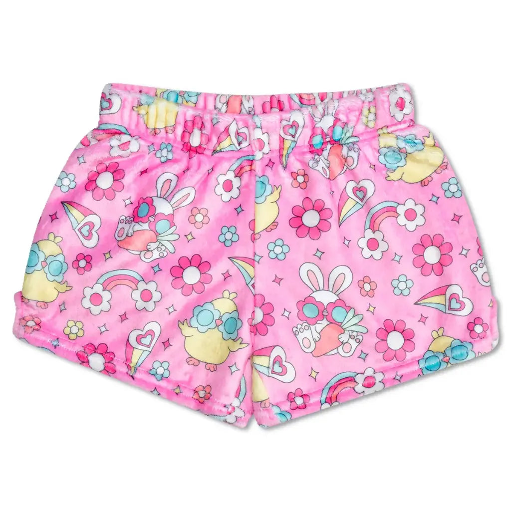 Flower Chick Plush Shorts