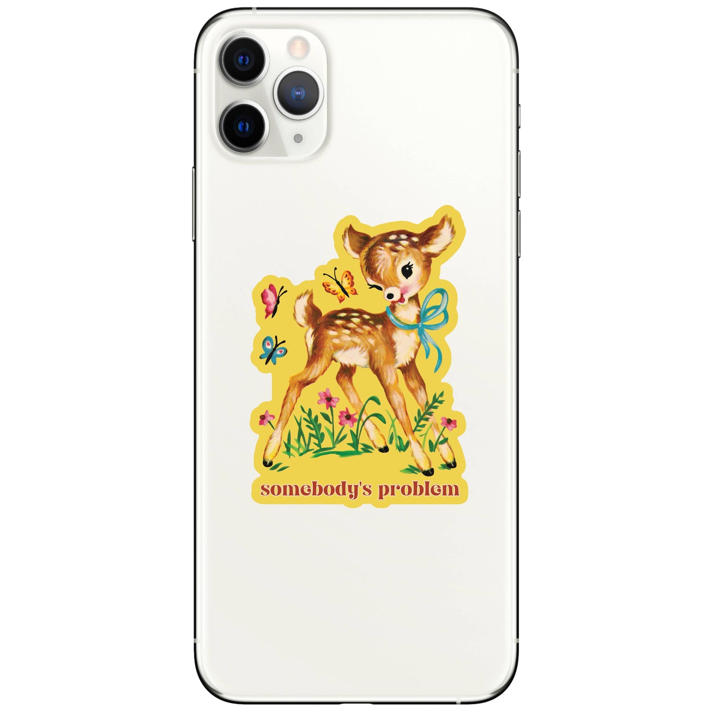 Funny Vintage Deer Animal High Quality Vinyl Sticker