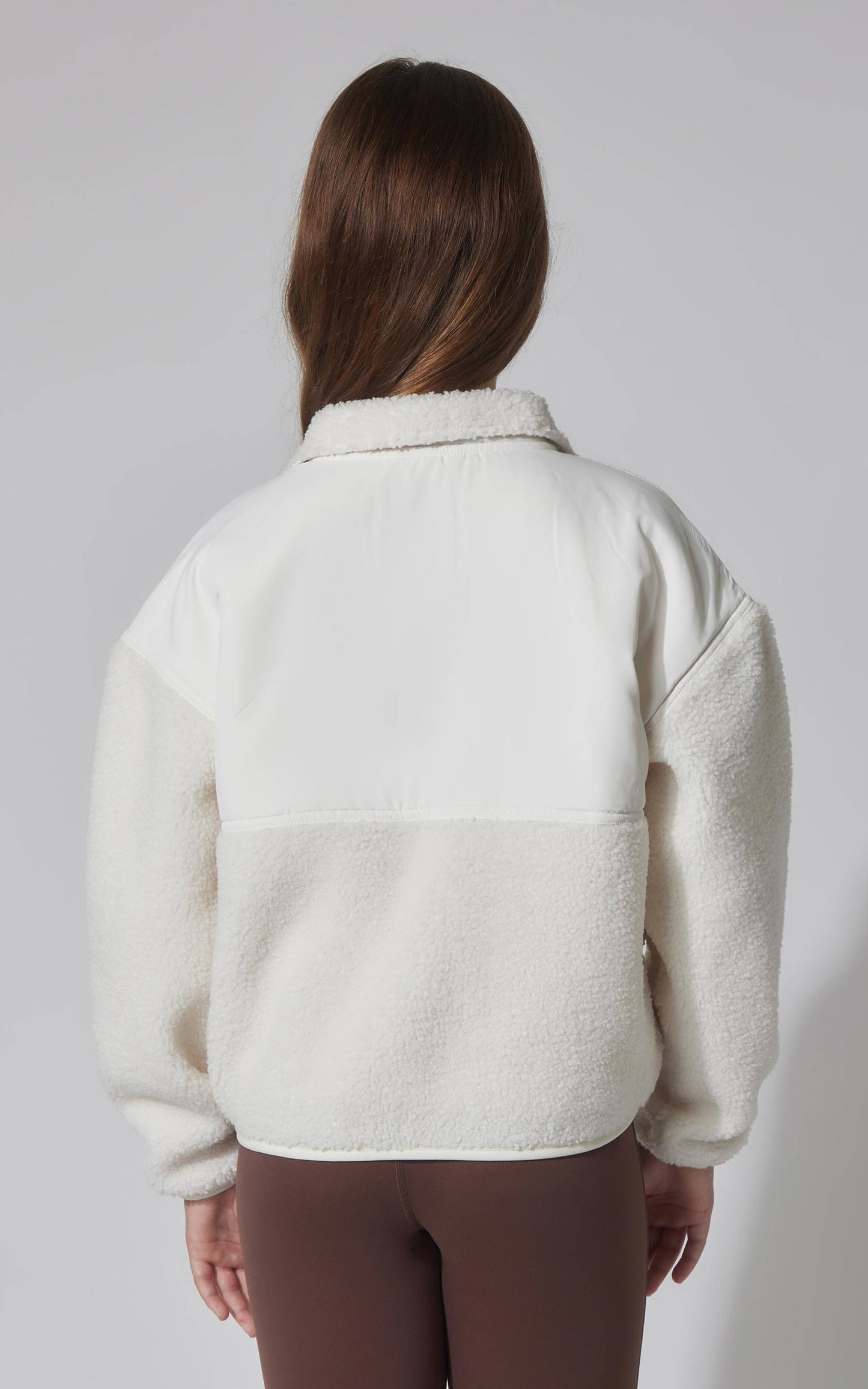 Tween Girls Trendy Sherpa Cozy Jacket with Snaps Closure