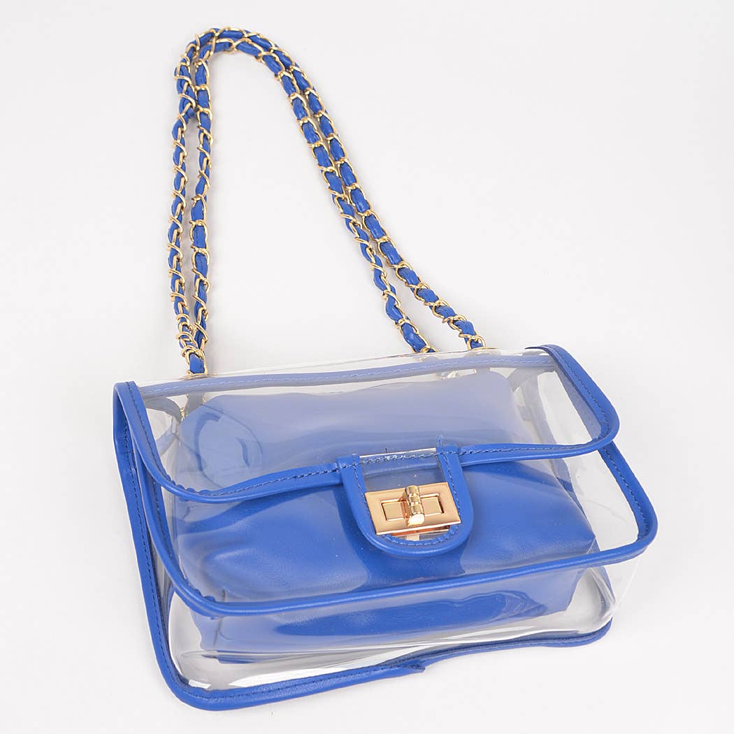 Transparent Crossbody Bag W/pouch