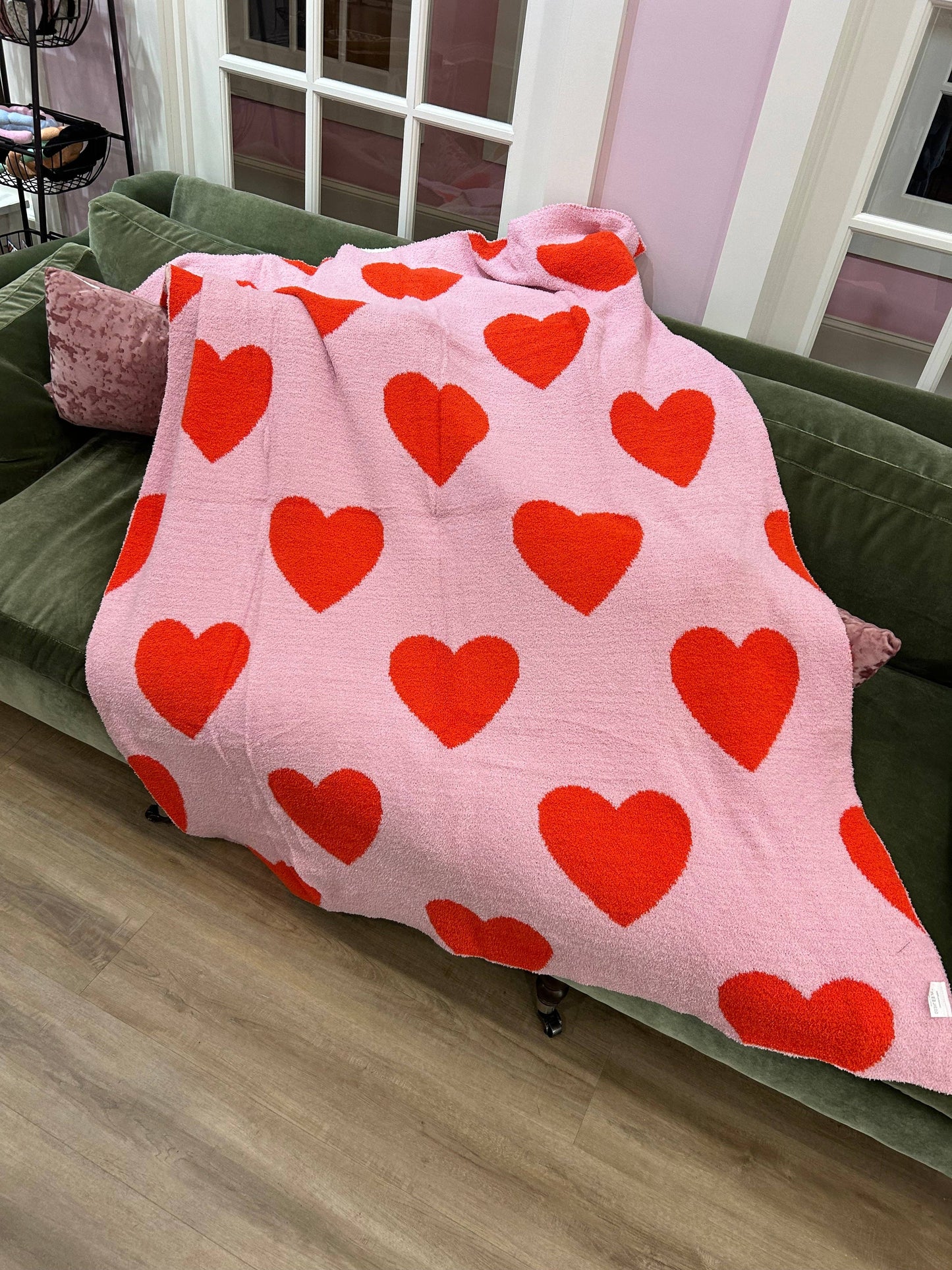 Luxe Love Heart Blanket