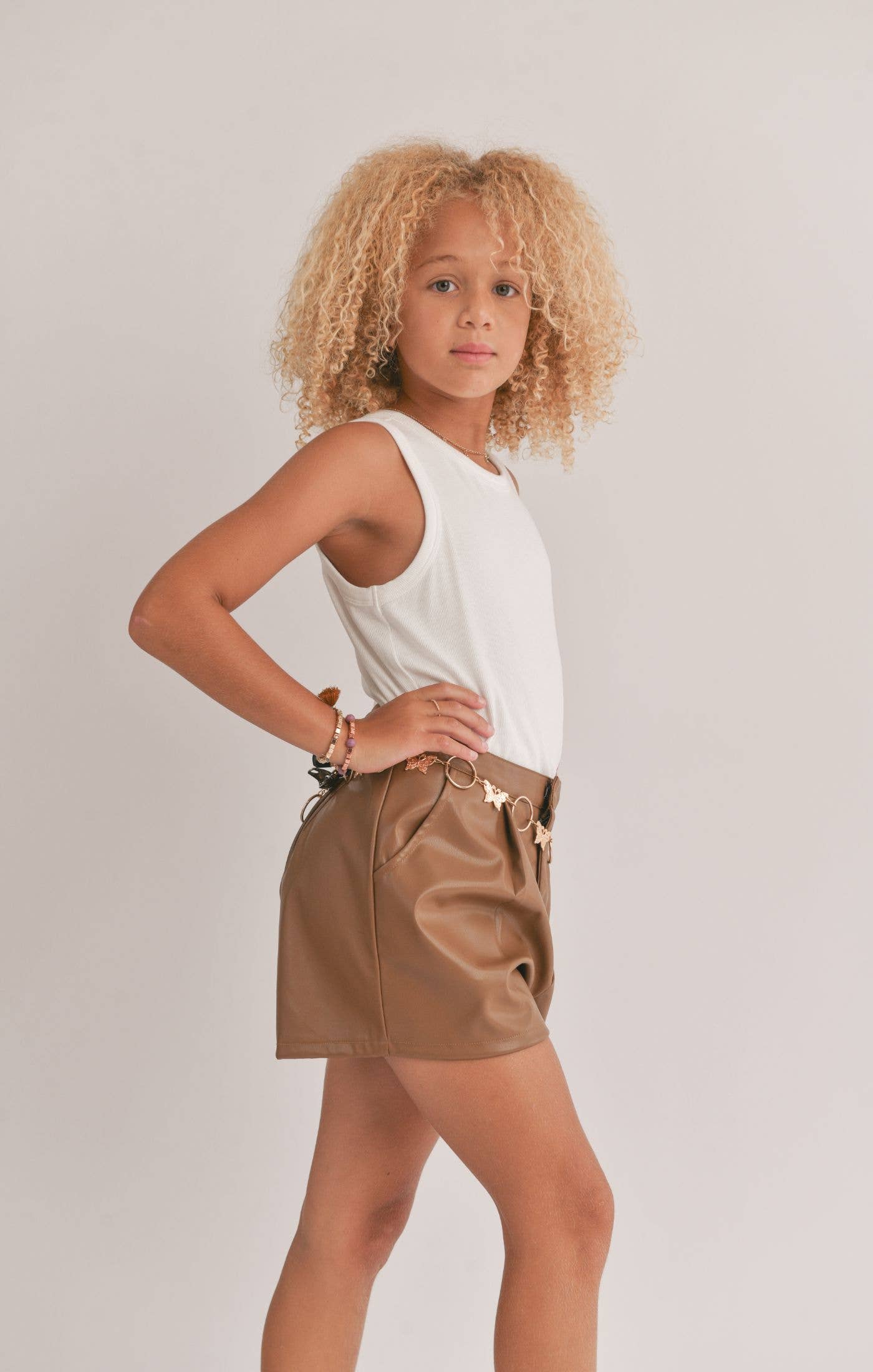 White Marshmallow Racerback Crop Tank