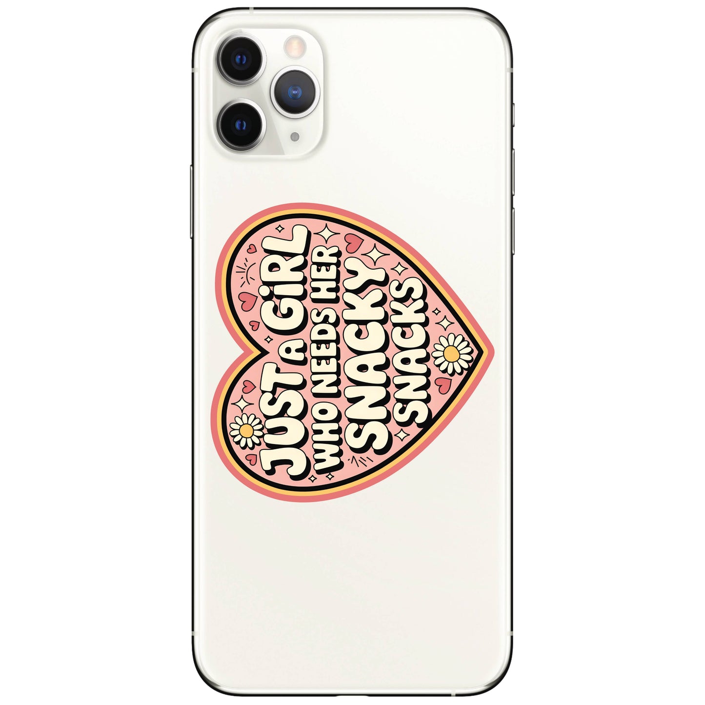 Girl Snack Self Care Funny Cute High Quality Vinyl Sticker