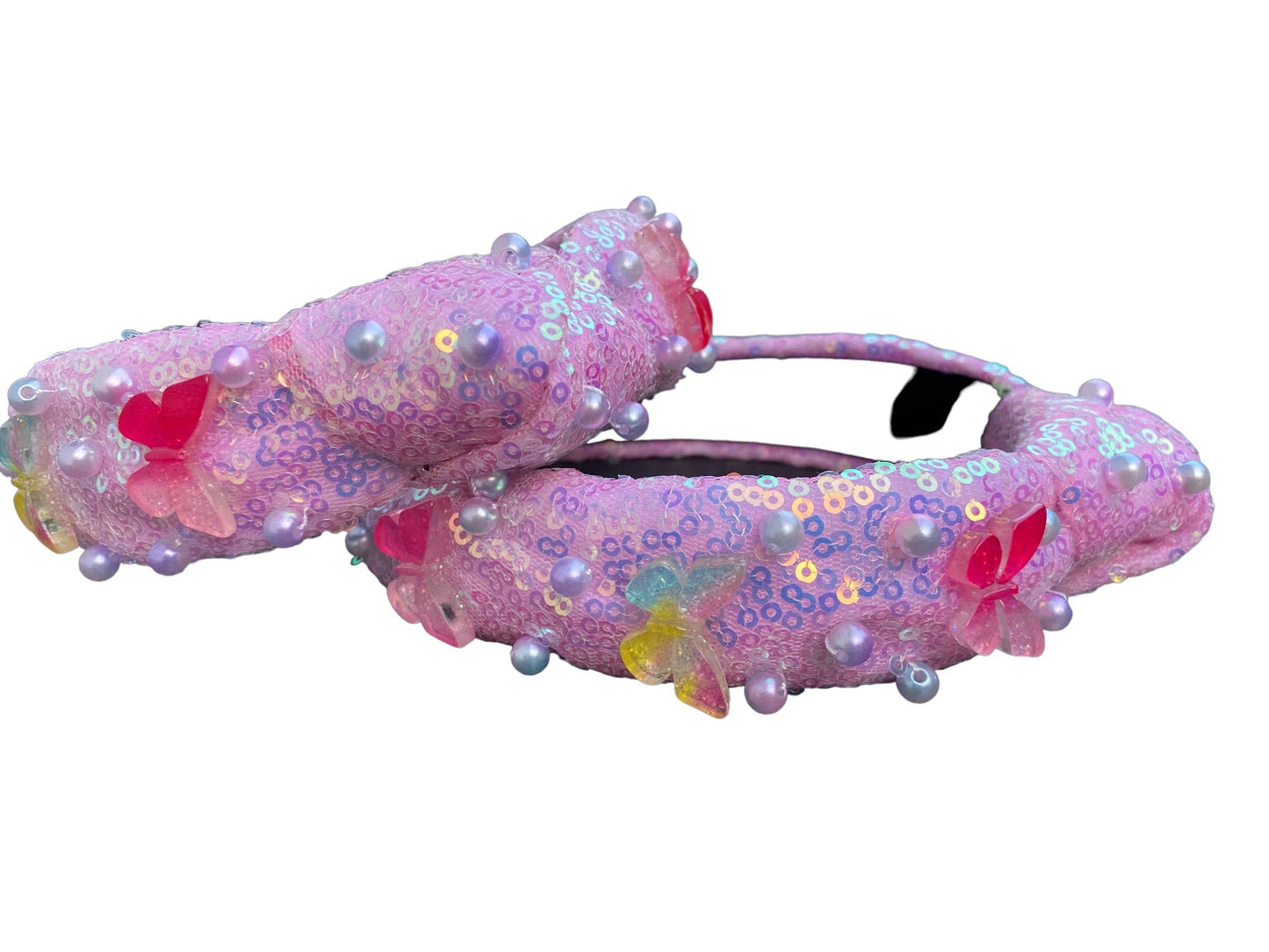 Butterfly Charm Sequins Headband