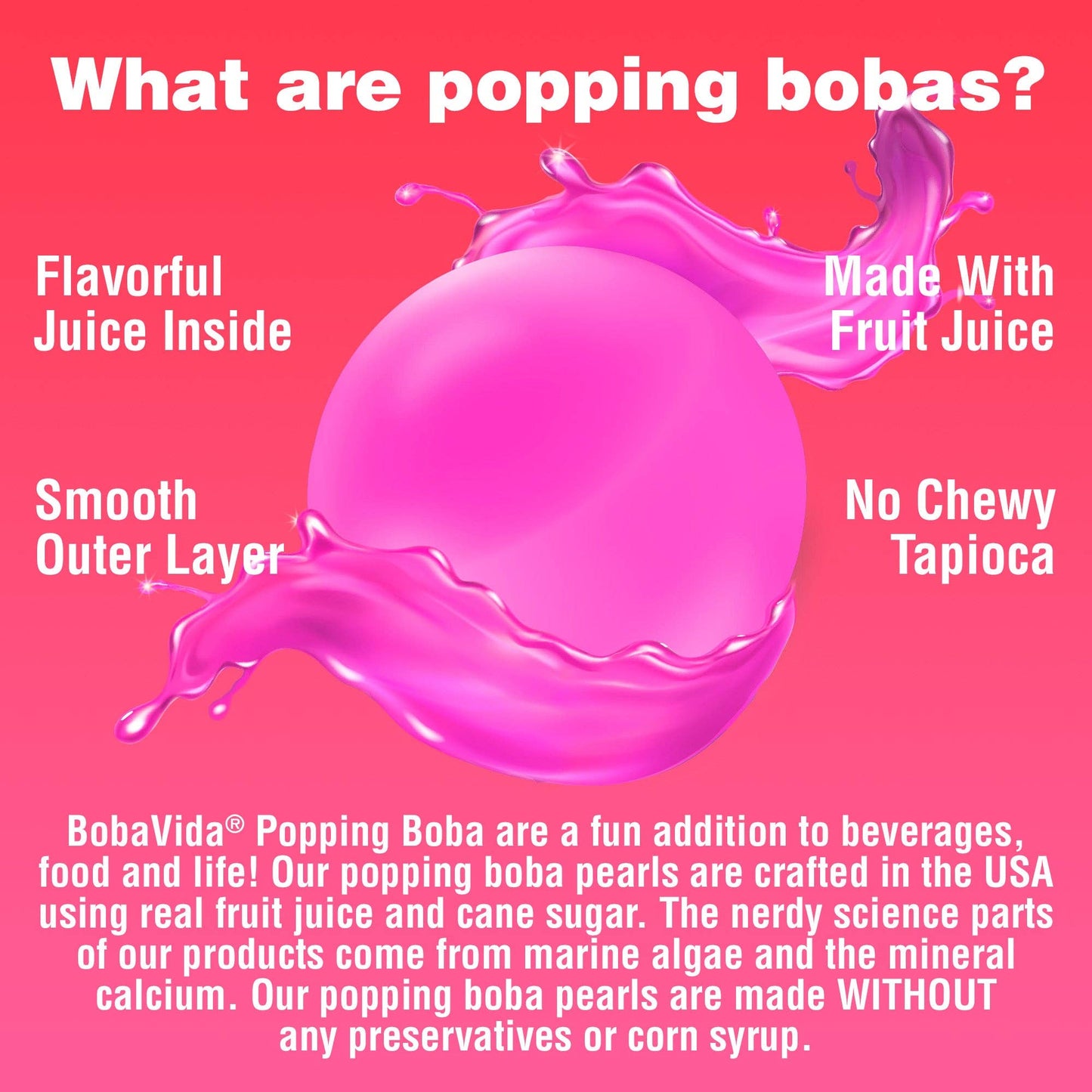 Strawberry Popping Boba