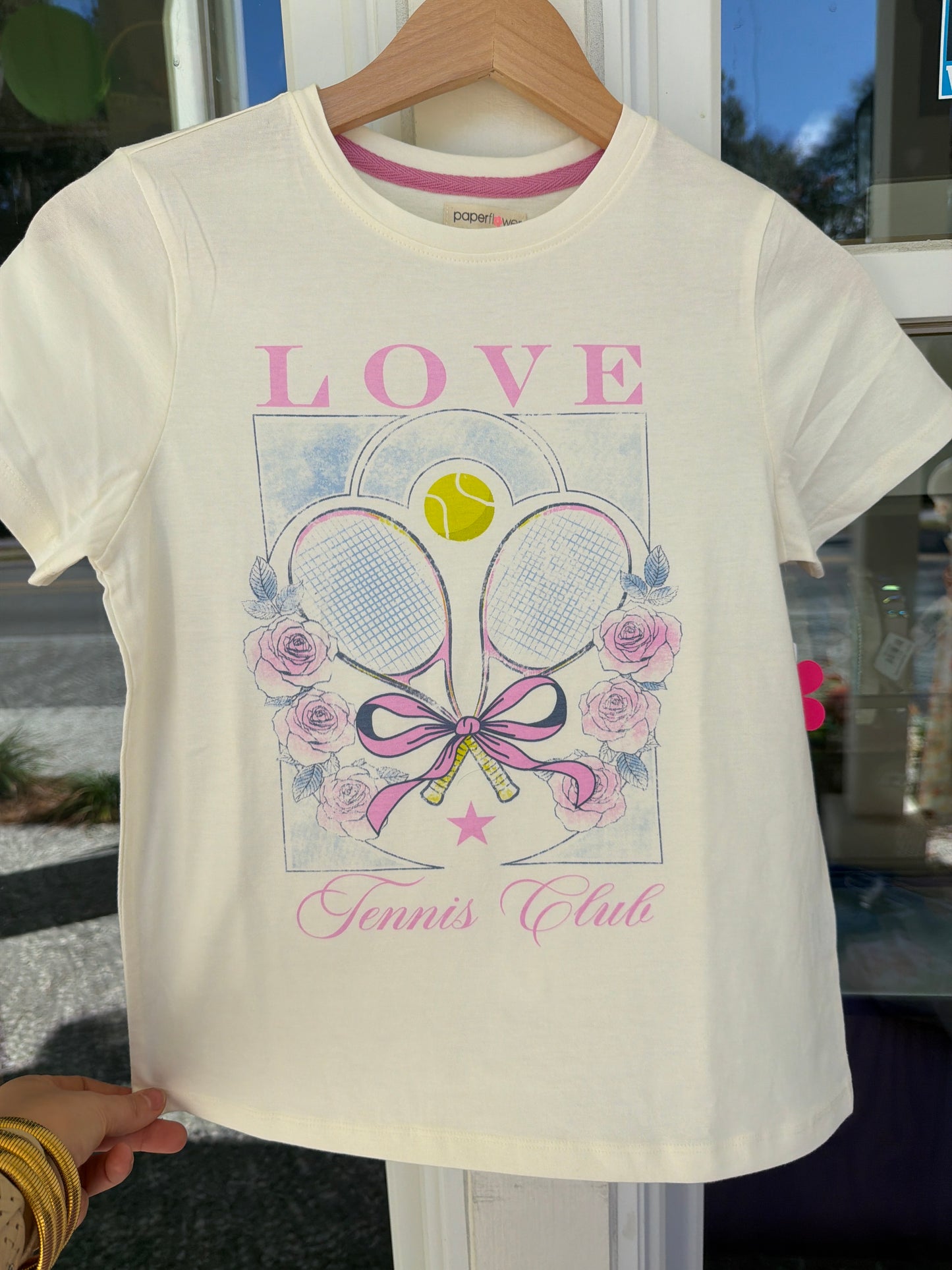 love tennis club tee