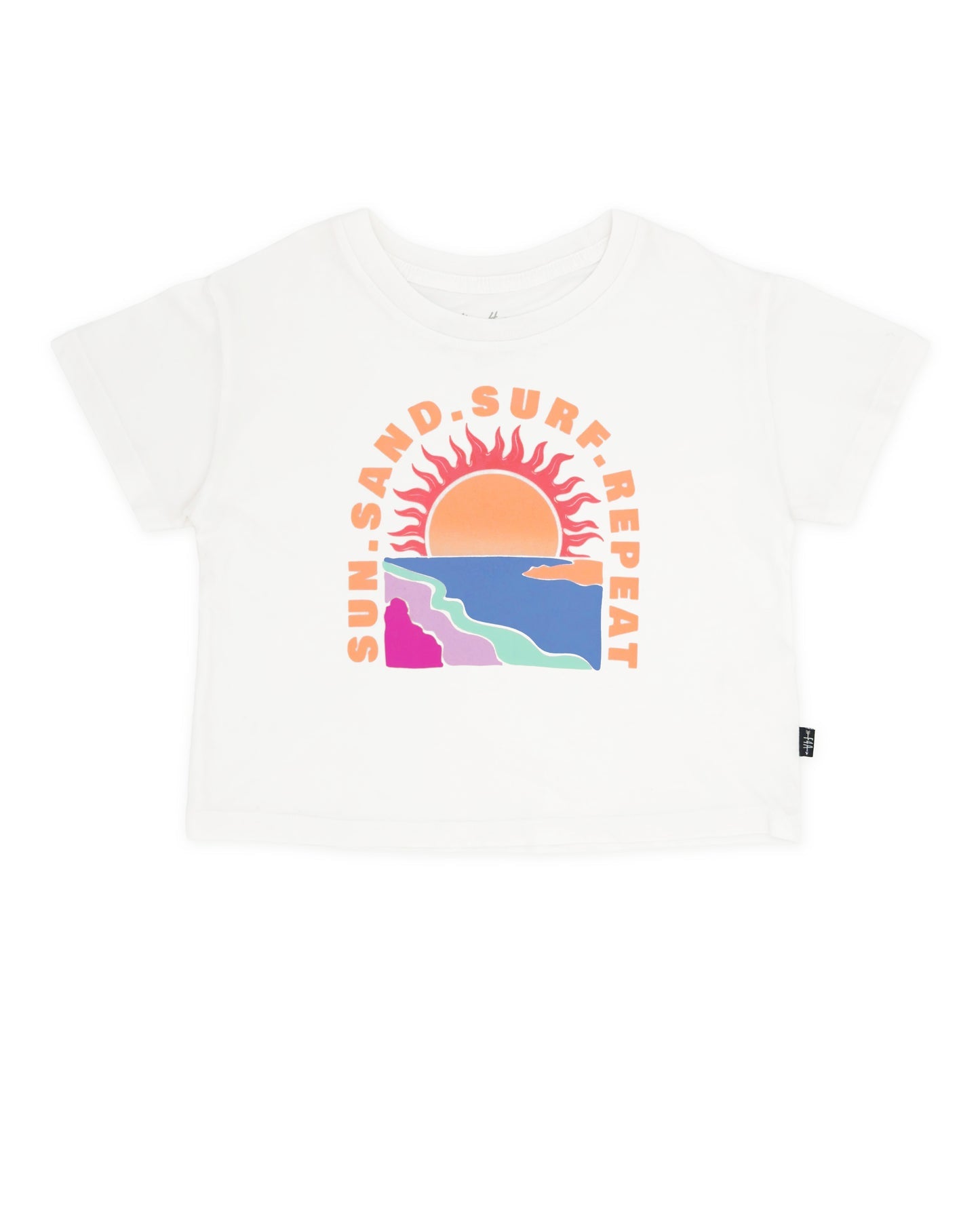 Boxy Tee - Sun Sand Surf