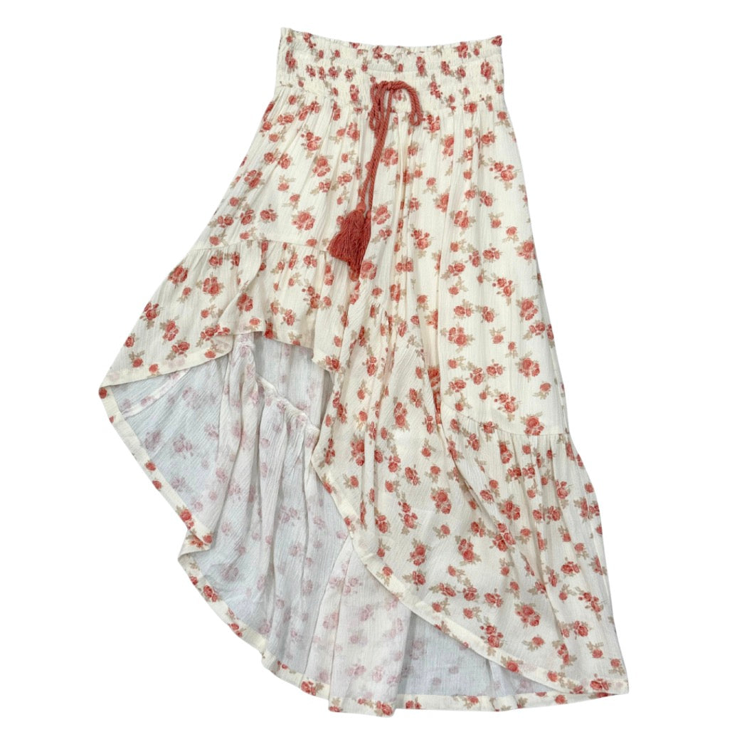 Slit Front Midi Skirt