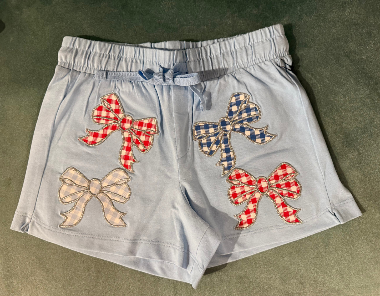 Gingham Bows Shorts