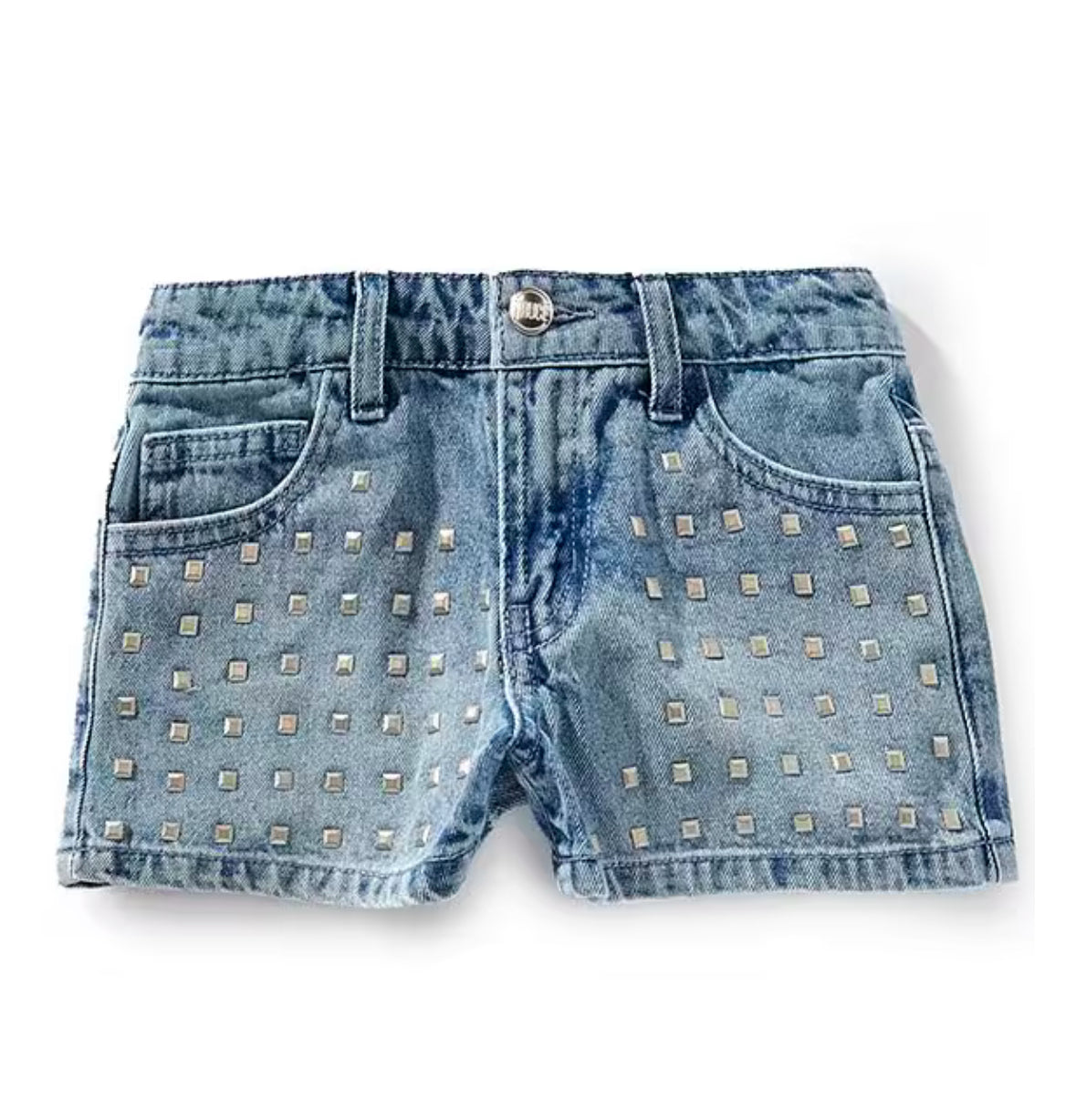 Metal studded shorts