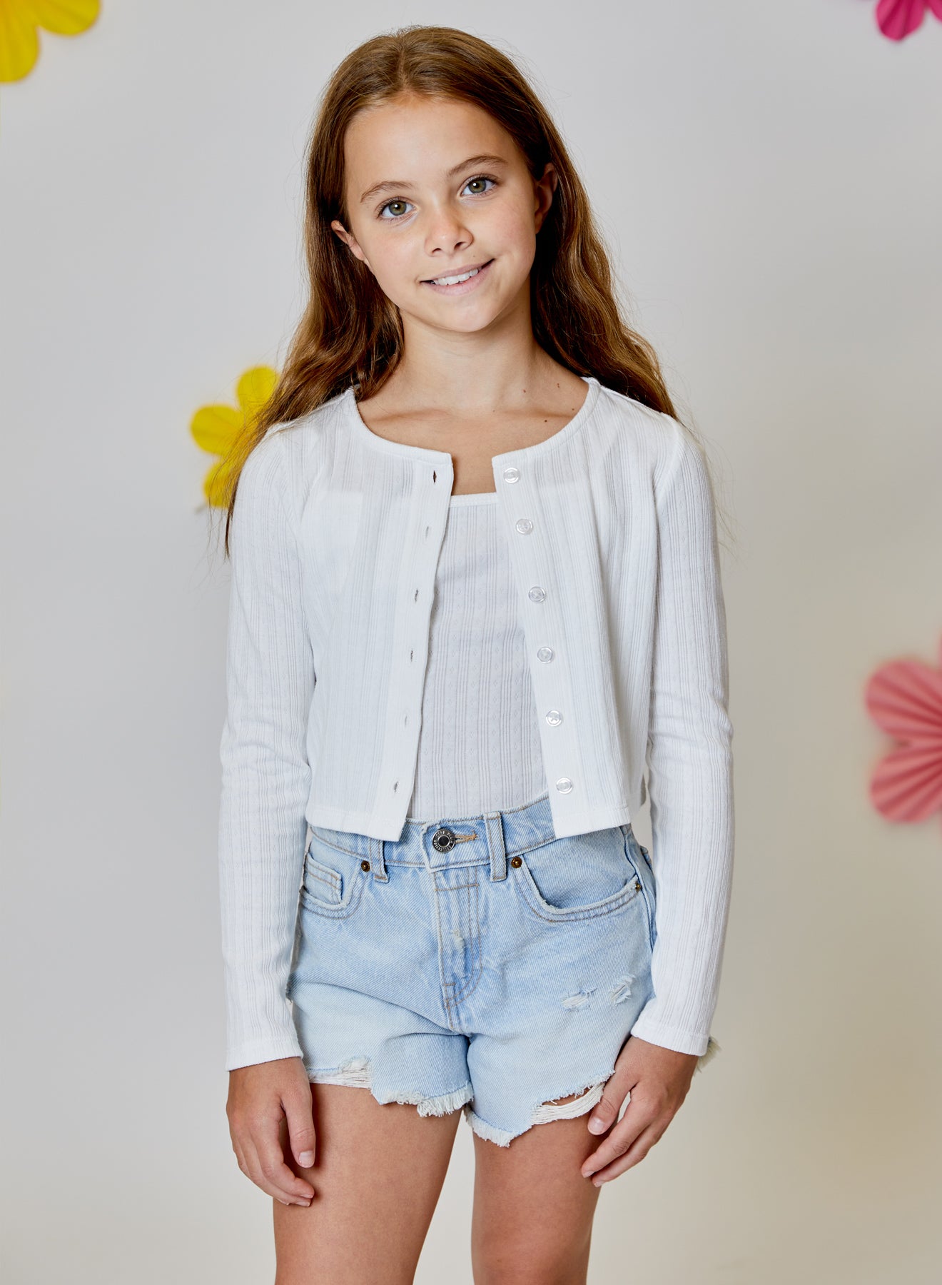 White Cardigan