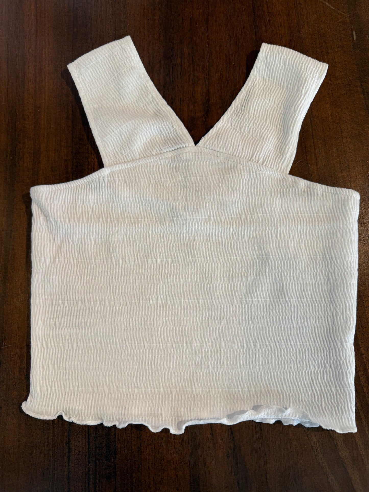 Crinkle Knit Tank Top
