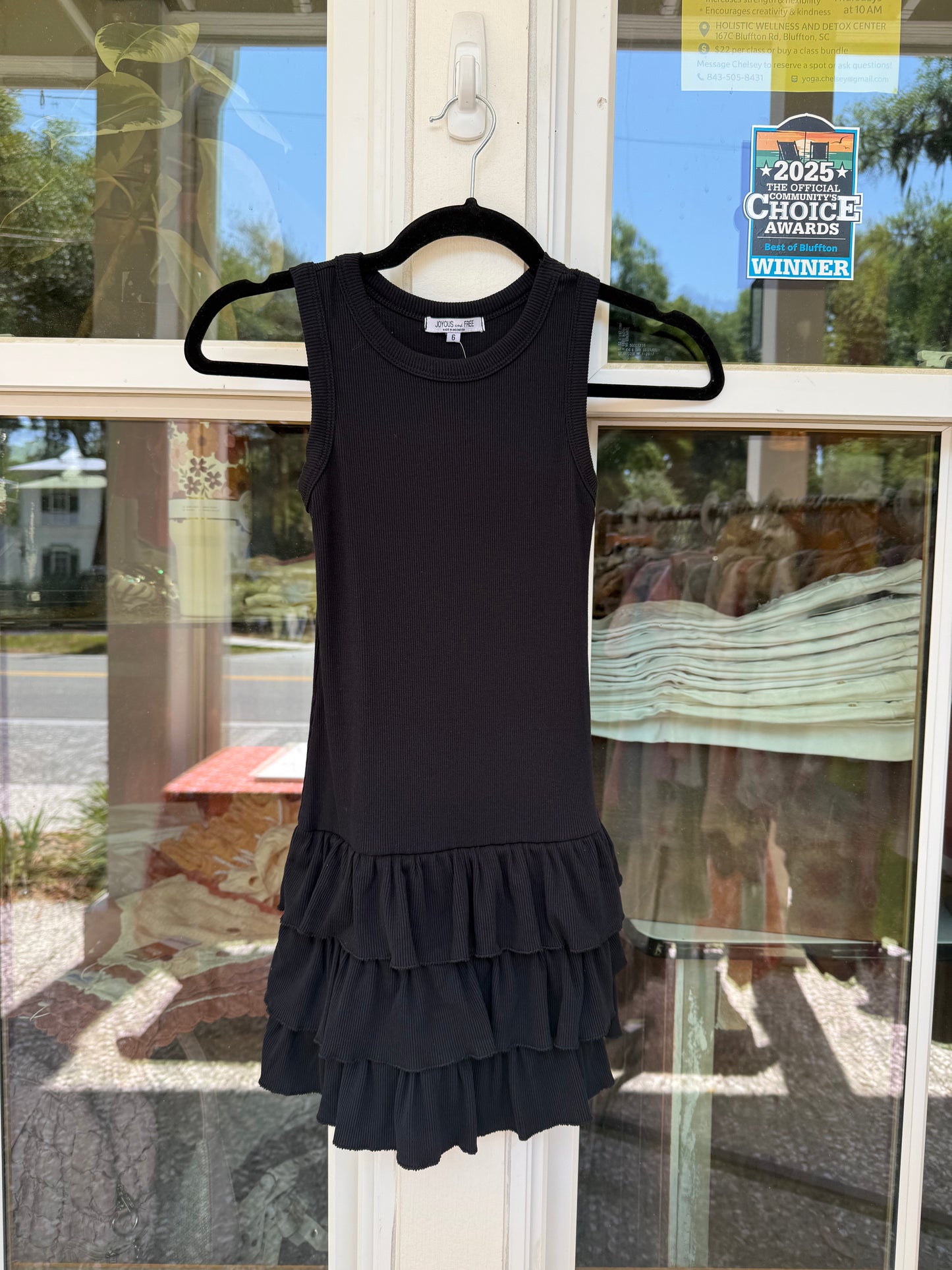 Lexi Tier Dress BLK