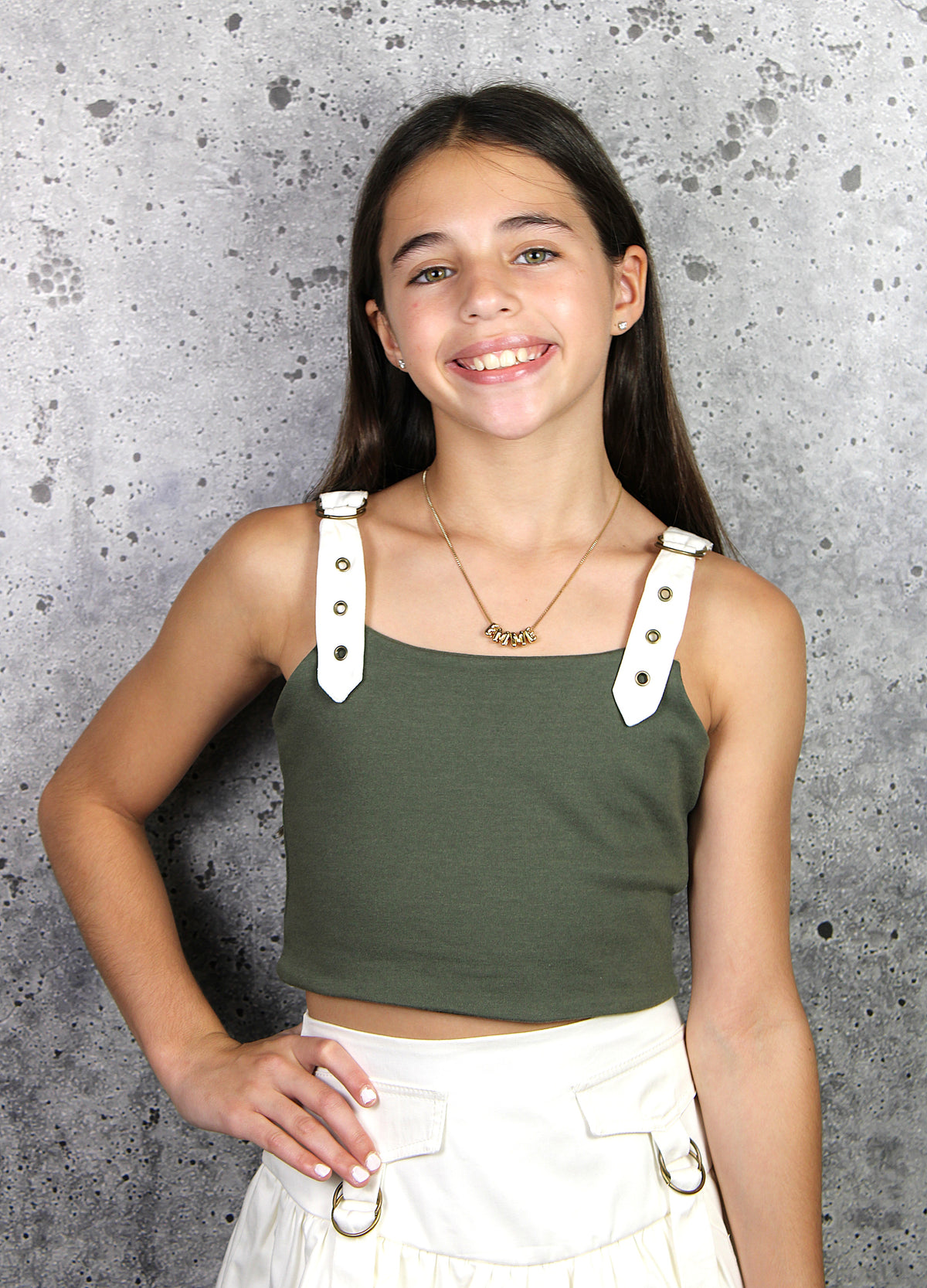 IS Grommet Strap Top