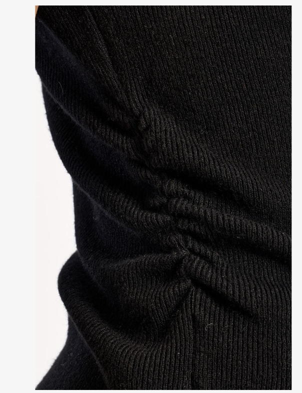Black Knitted Sweater SS