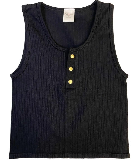 Seamless Waffle Snap Tank
