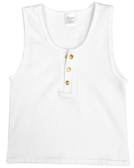 Seamless Waffle Snap Tank