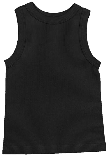 High Neck Ribbed Tank