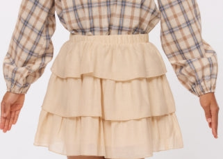 Soft Spirits Layered Mini Skirt