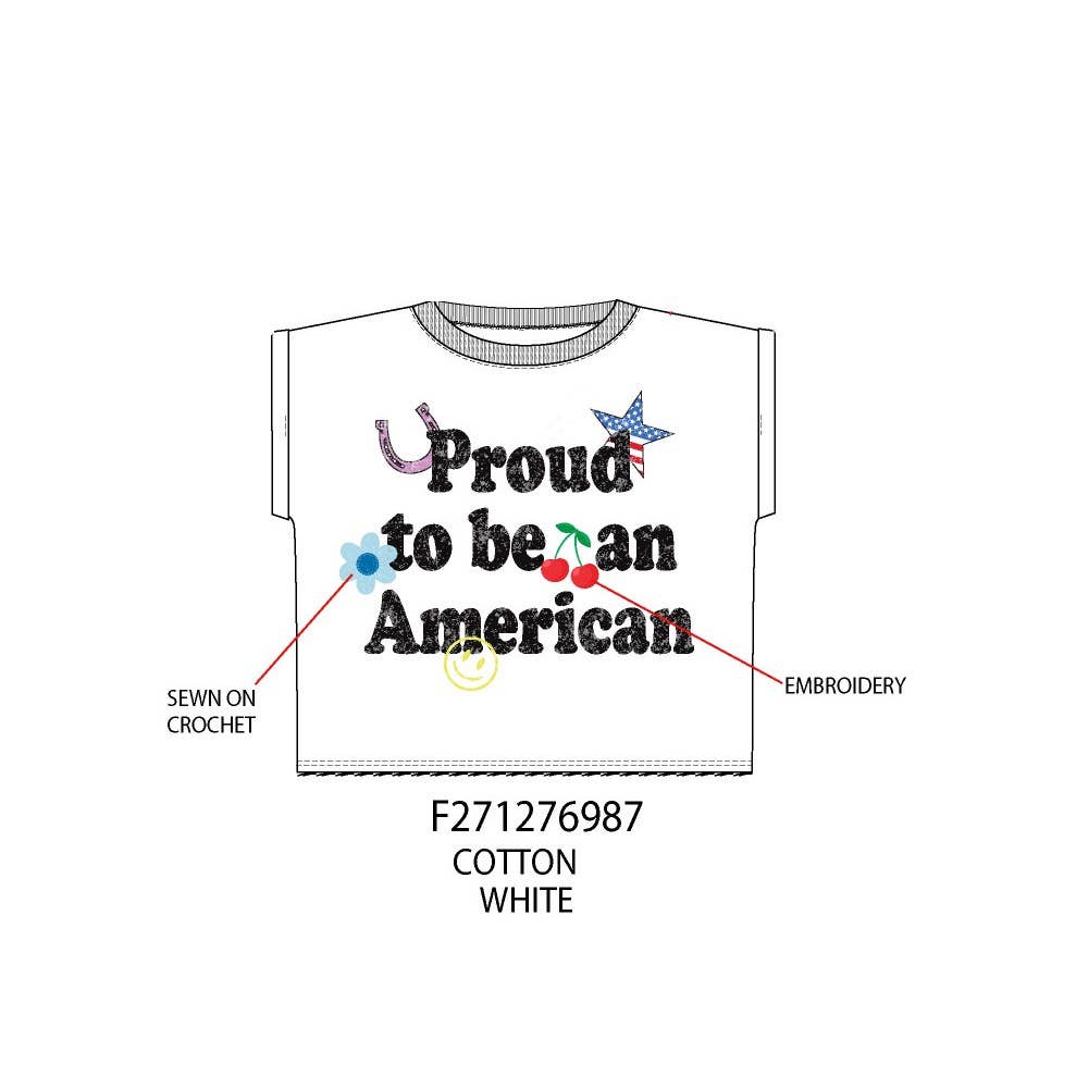 Proud to be American tank top