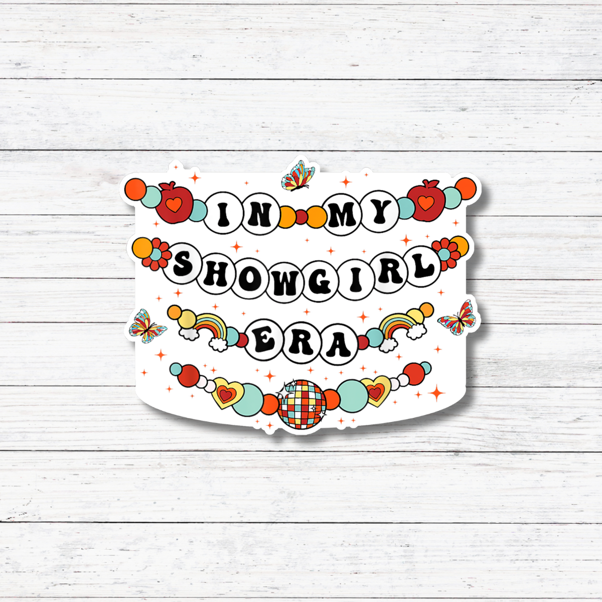 Showgirl Friendship Bracelet- TS12 Sticker/Magnet