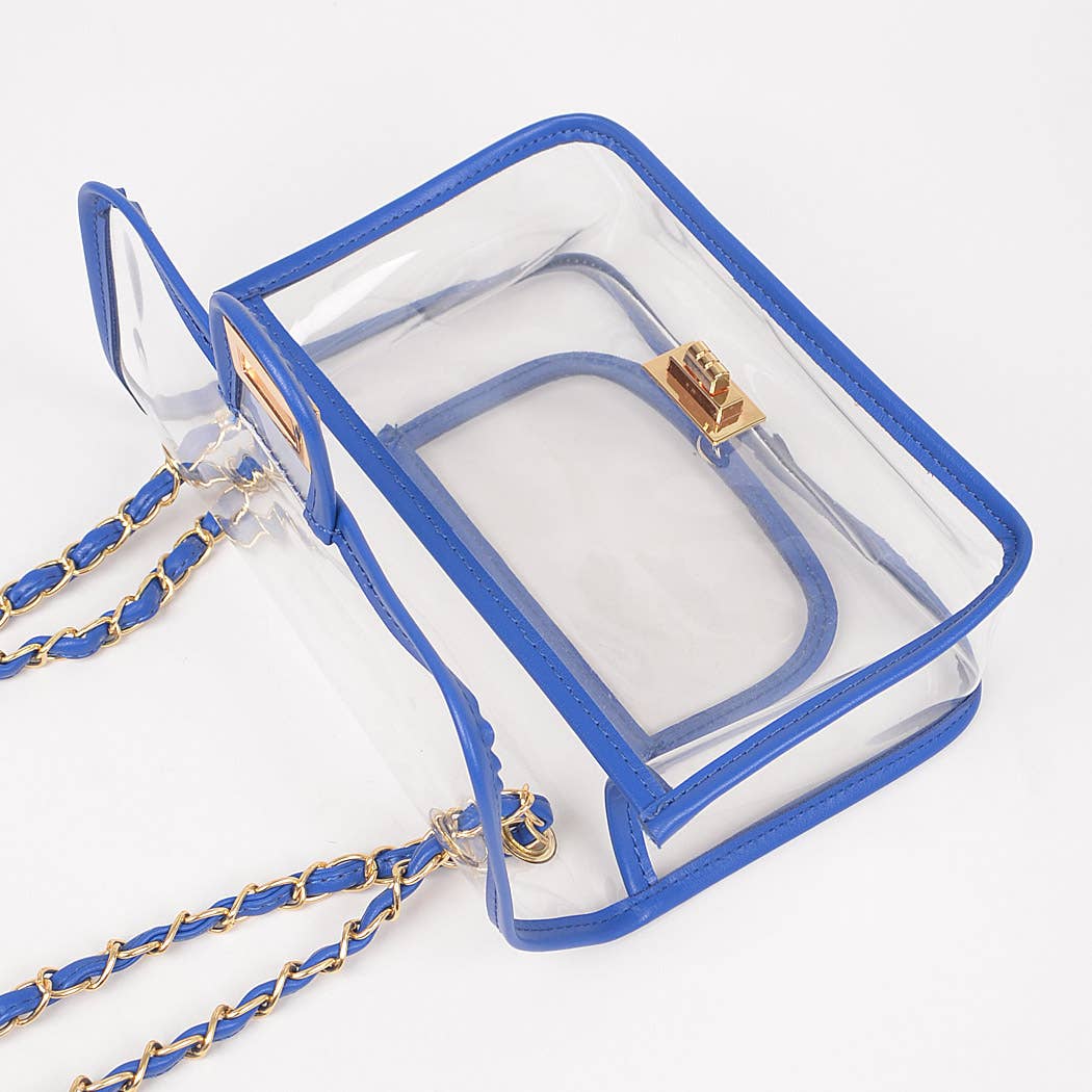 Transparent Crossbody Bag W/pouch