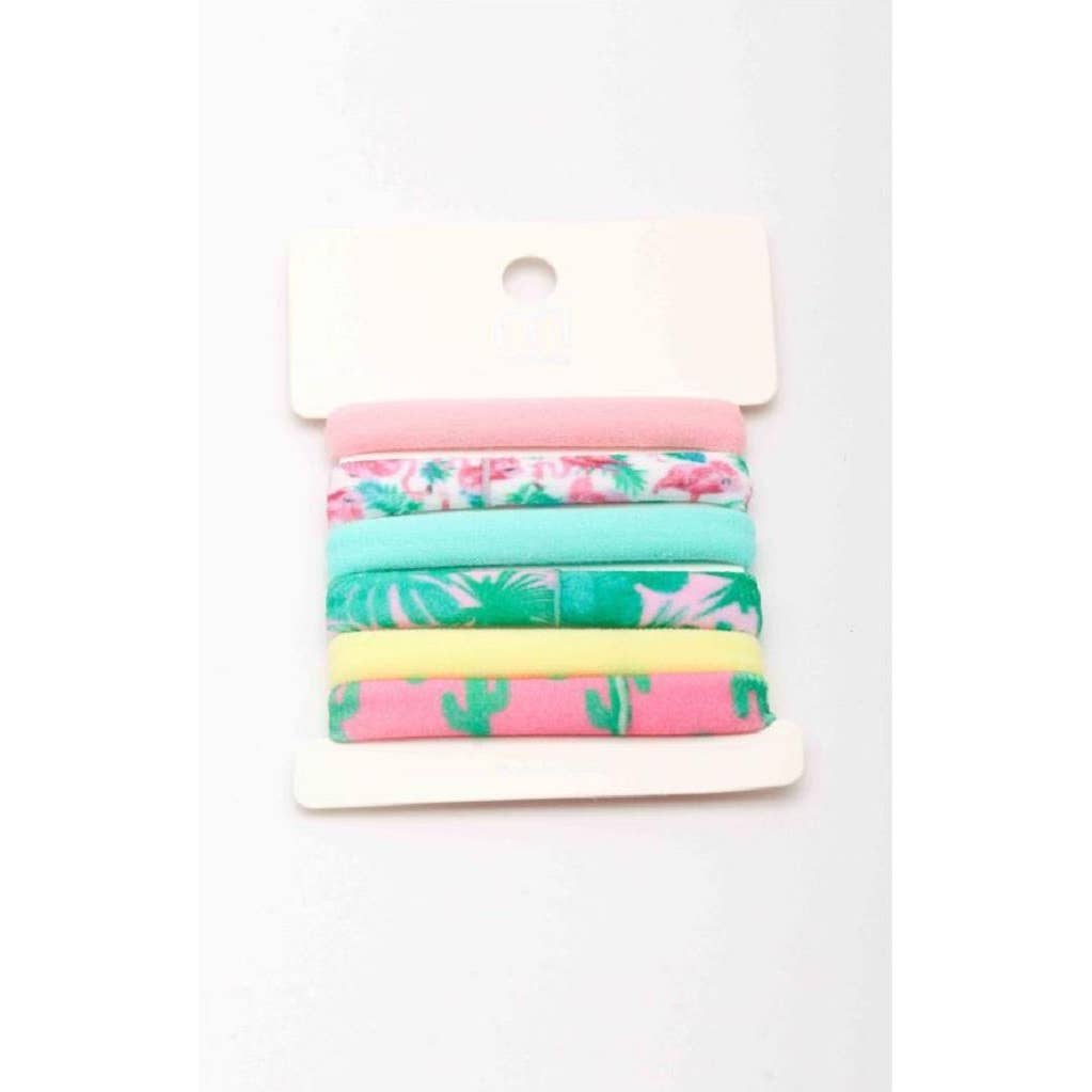 Summer Printed Hair Tie Set