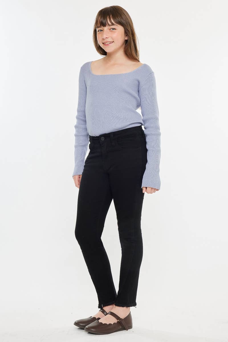 Black High Rise Skinny