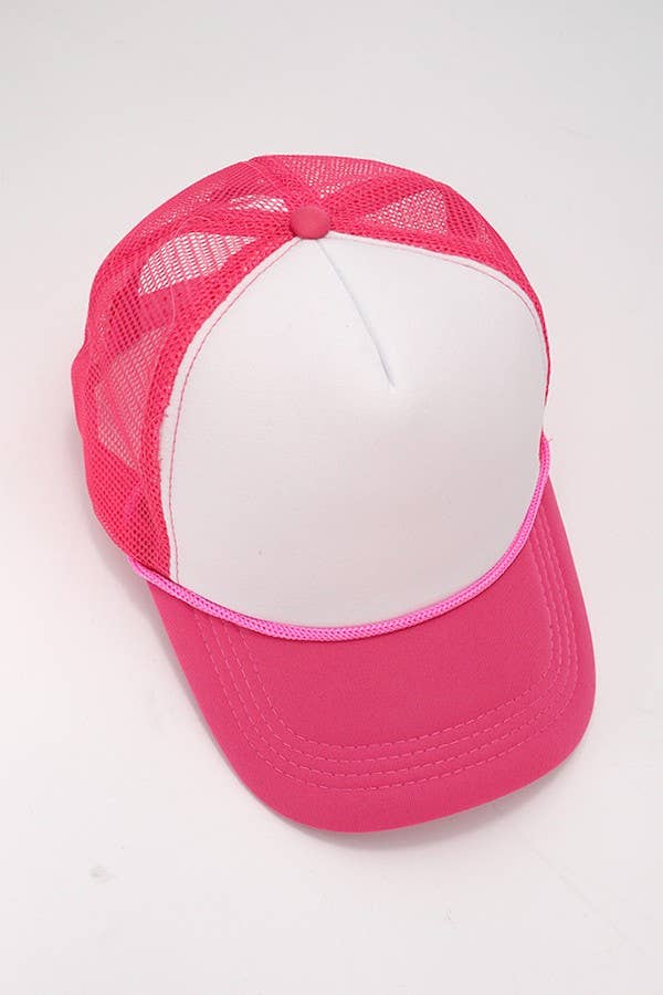 TRUCKER HAT FOAM FRONT MESH BACK HAT CAP