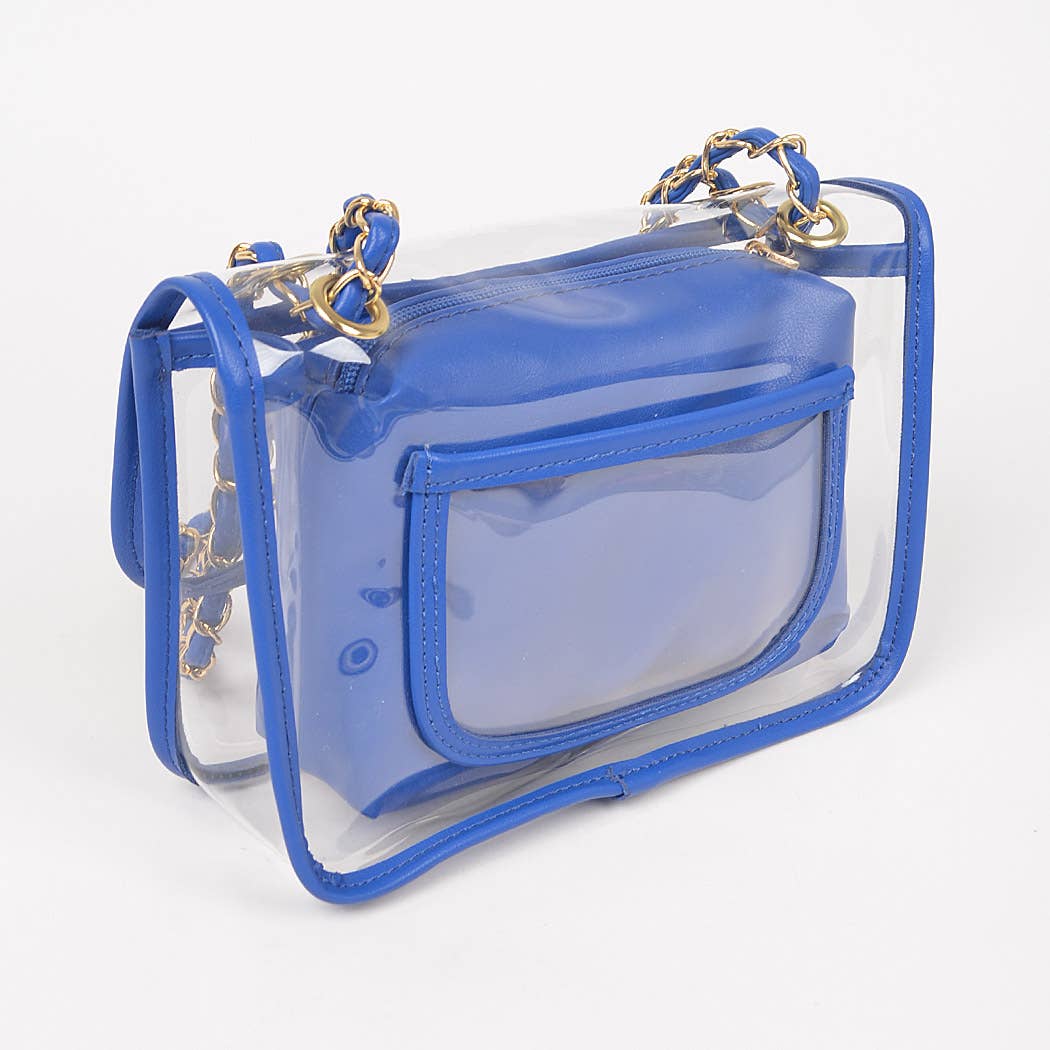 Transparent Crossbody Bag W/pouch