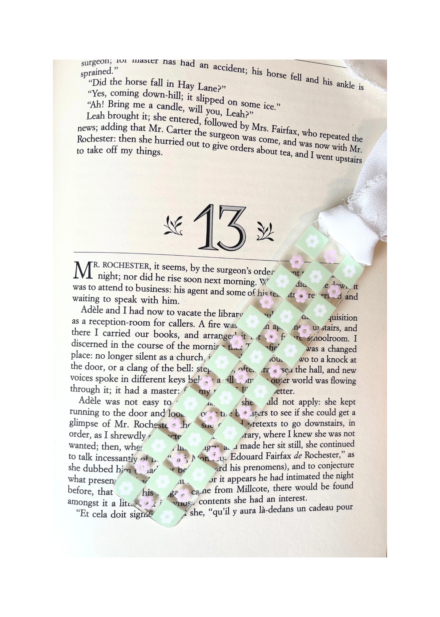 Acrylic bookmark with ribbon-summer collection