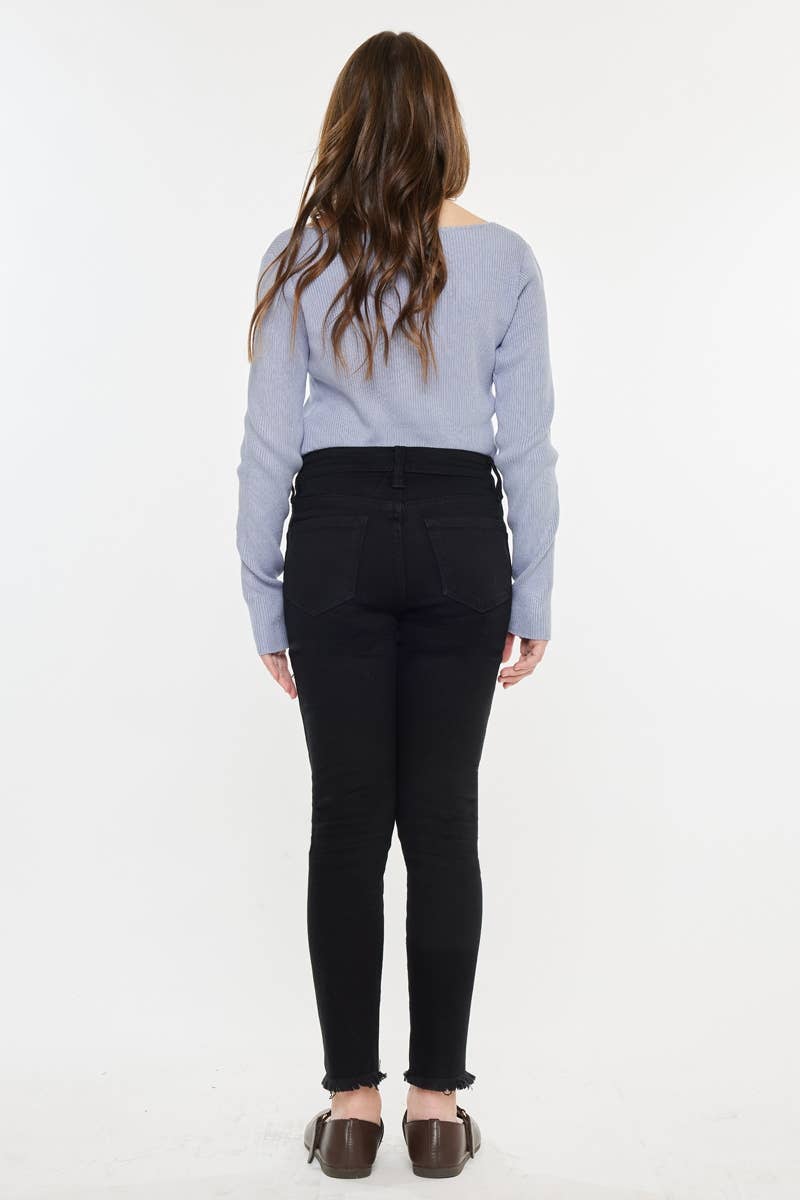 Black High Rise Skinny