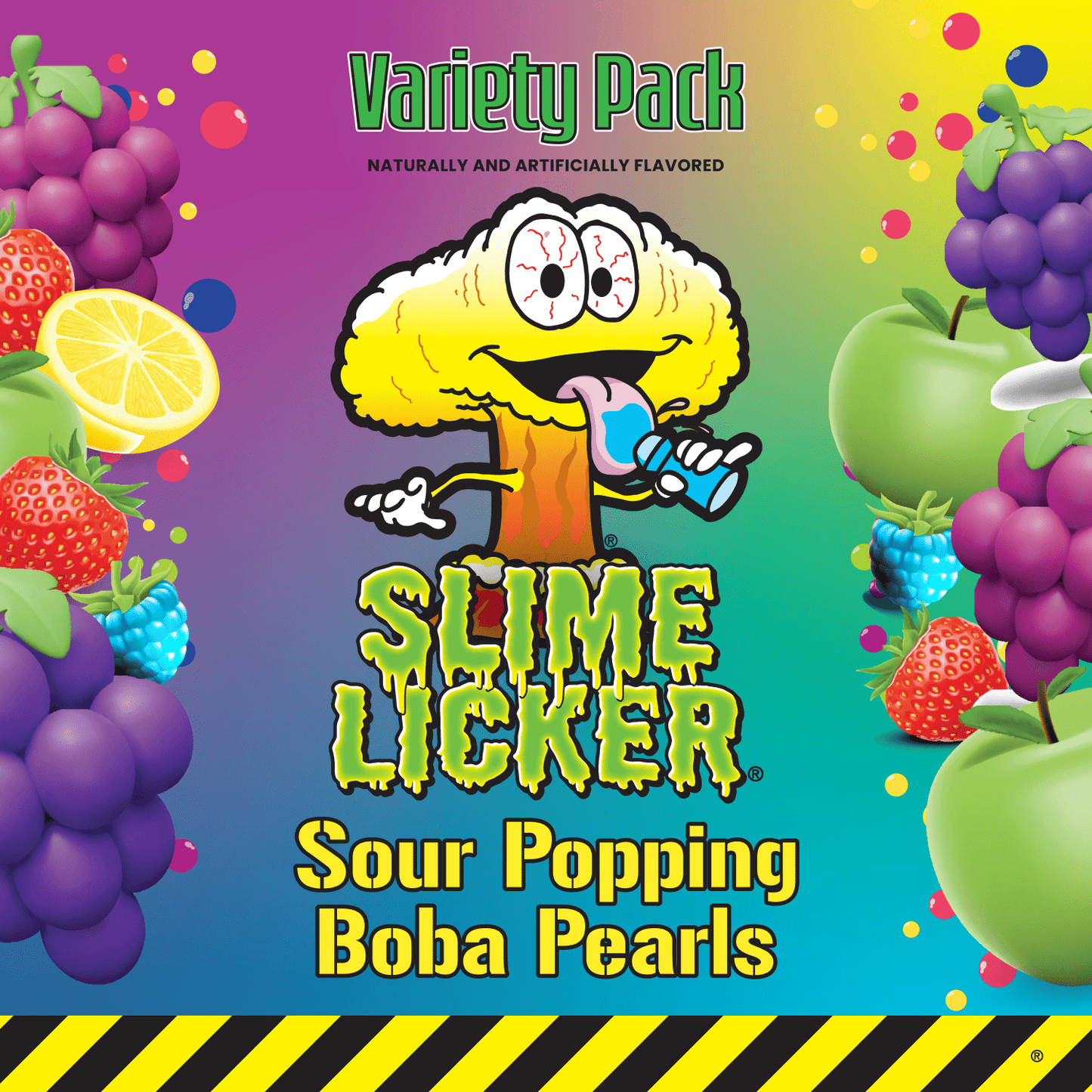 Sour Slime Licker® Variety Popping Boba