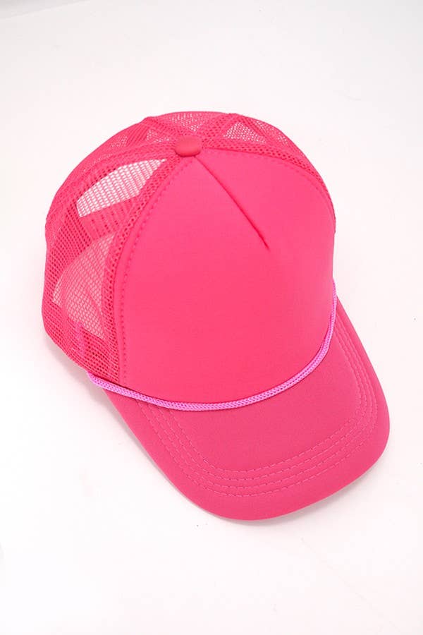 TRUCKER HAT FOAM FRONT MESH BACK HAT CAP