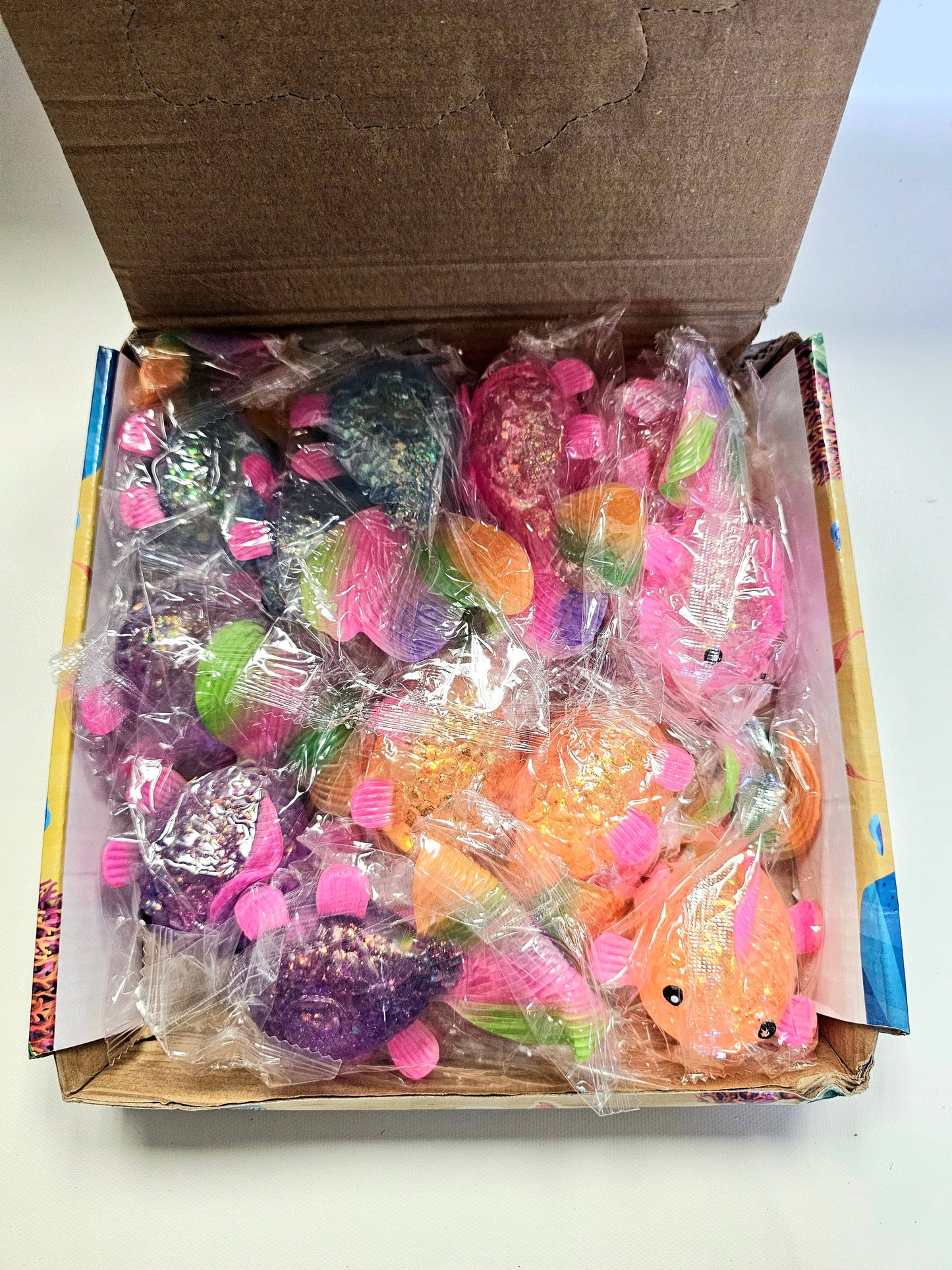 Glitter Goldfish Squishy