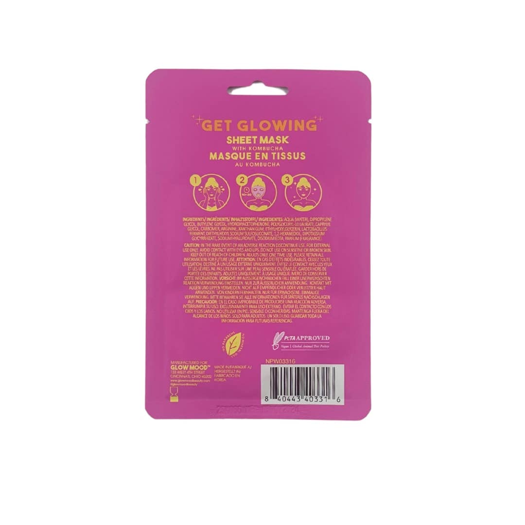 Balancing Sheet Mask with Kombucha