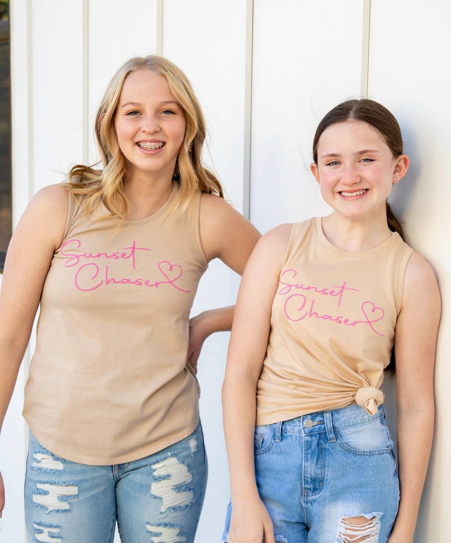 Sun Chaser Embroidery Tank