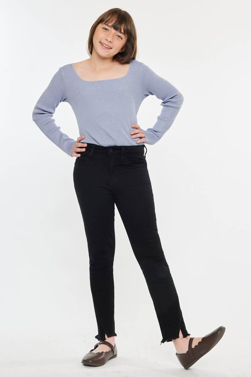 Black High Rise Skinny