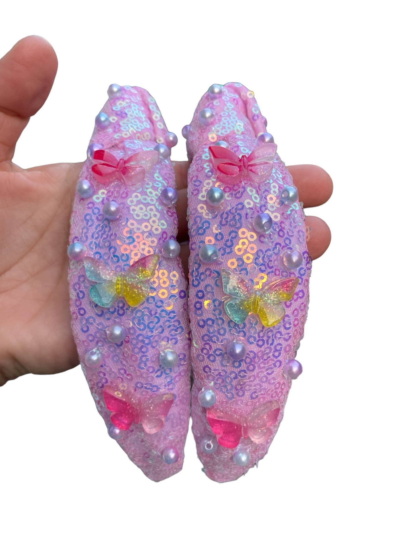 Butterfly Charm Sequins Headband