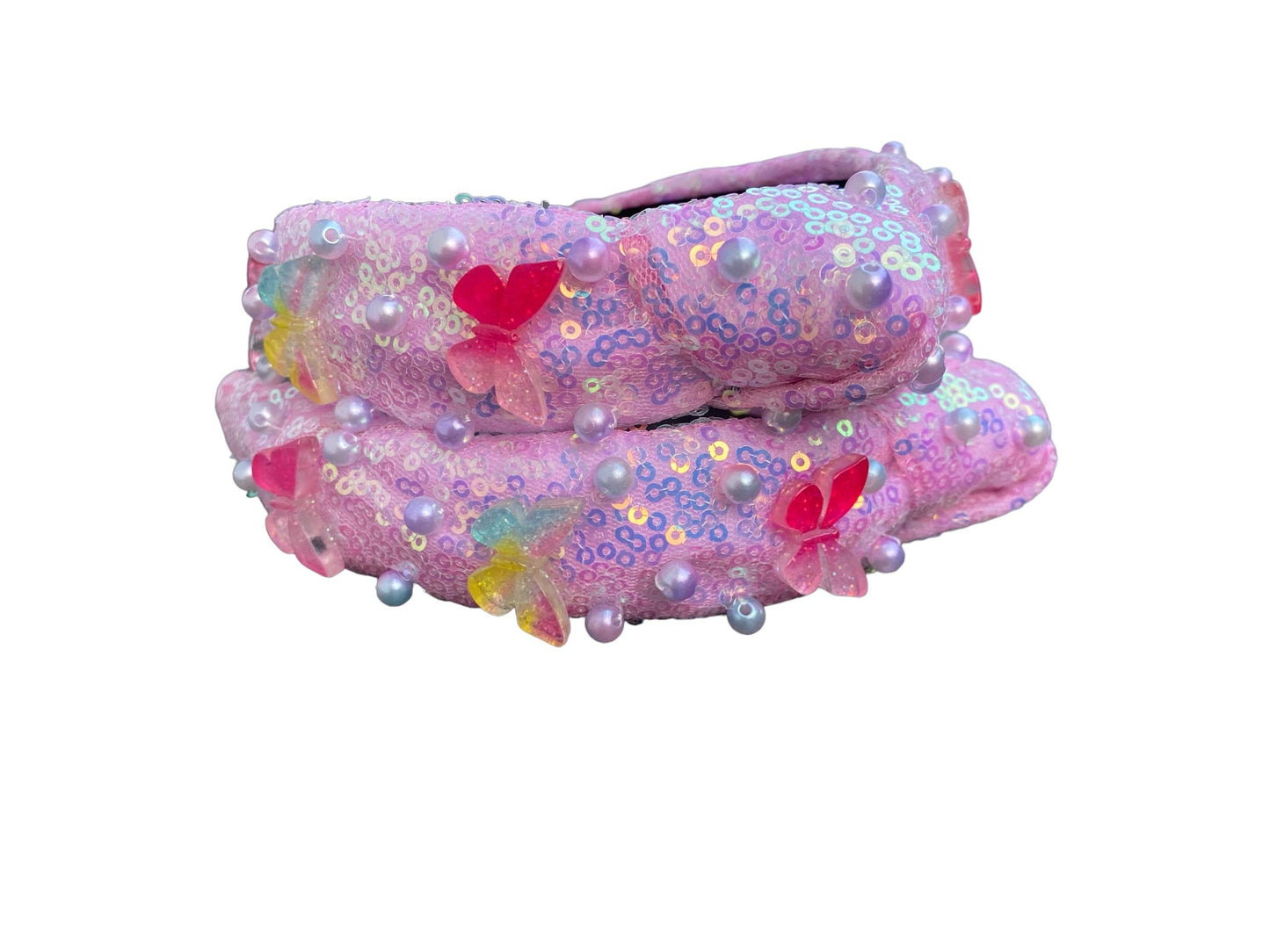 Butterfly Charm Sequins Headband