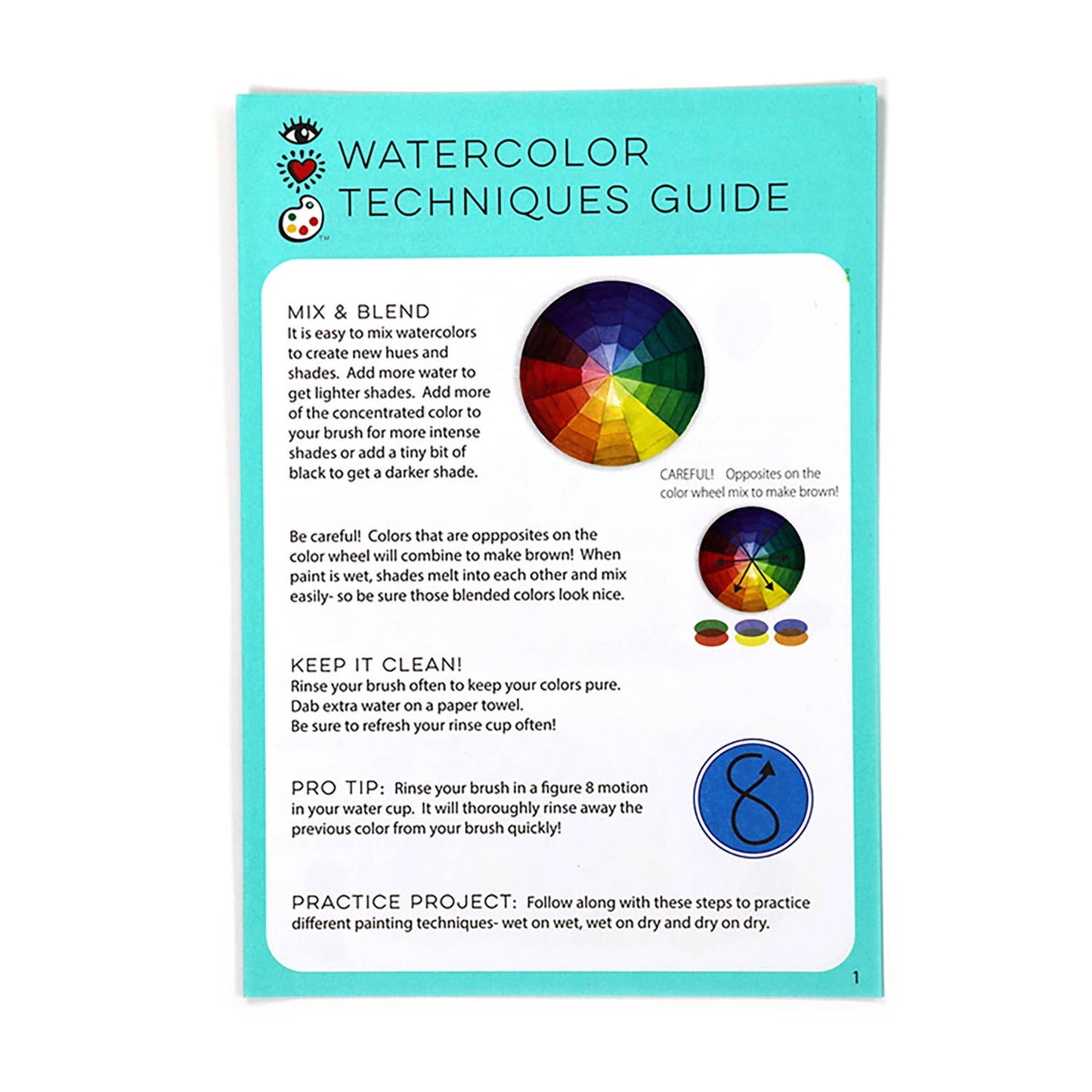IHeartArt 28 Metallic Watercolors