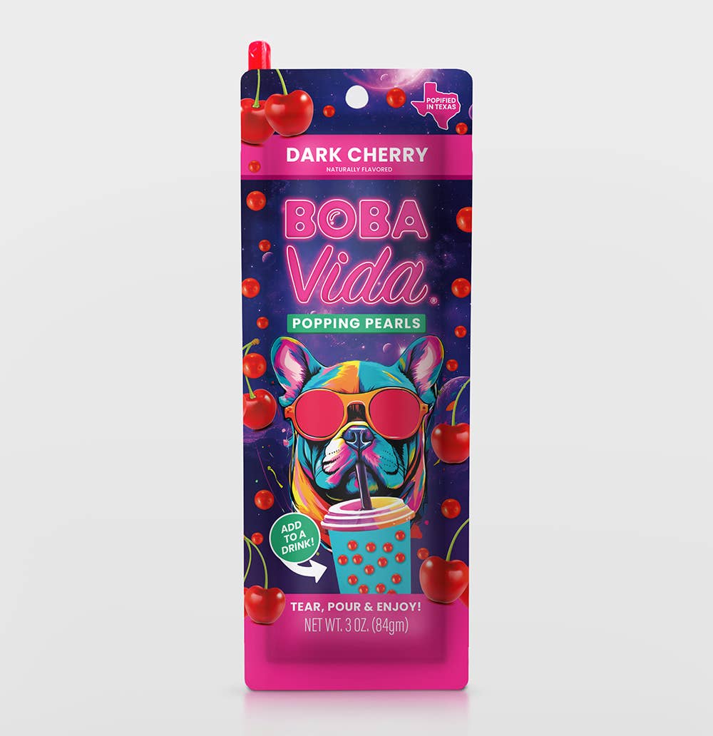 BobaVida Popping Boba -Dark Cherry