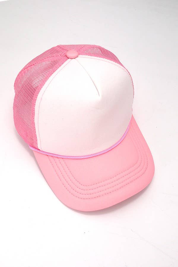 TRUCKER HAT FOAM FRONT MESH BACK HAT CAP