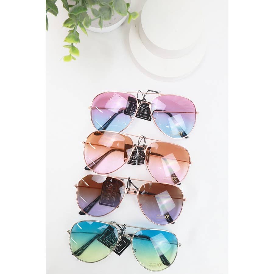 Fashion Aviator Sunglasses