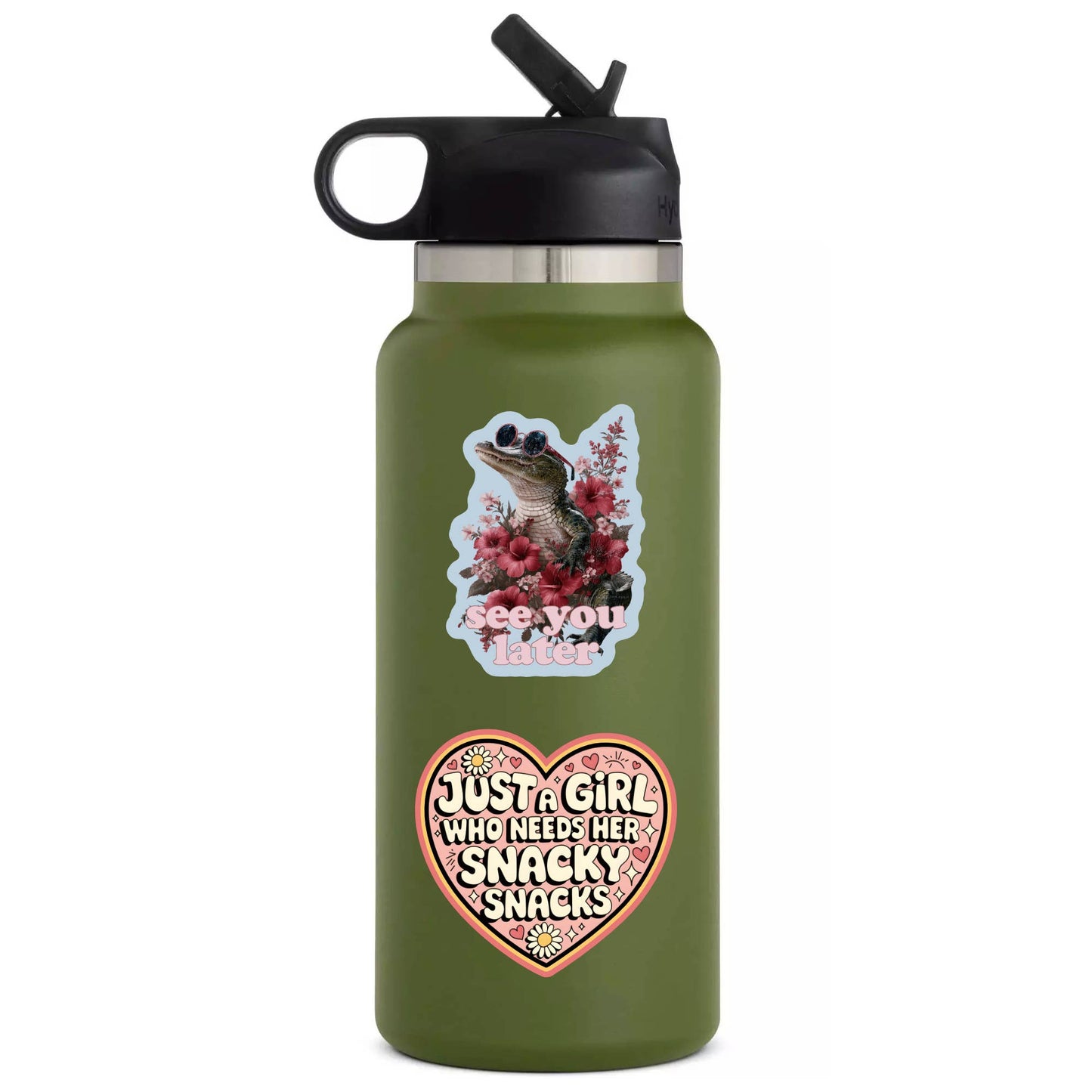 Funny Gator Flower Sarcastic High Quality Vinyl Sticker