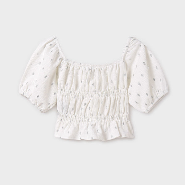 Smocked Bambula Top