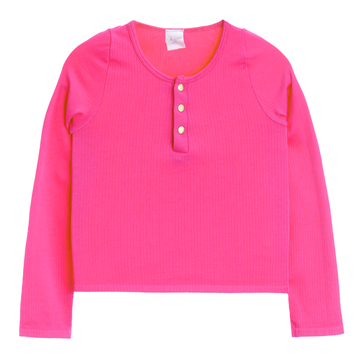 Long Sleeve Ribbed Henley
